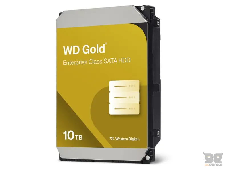 WD GOLD Enterprise HDD 10TB 3.5", 7200 RPM, 512MB Cache, up to 267MB/s transfer rate