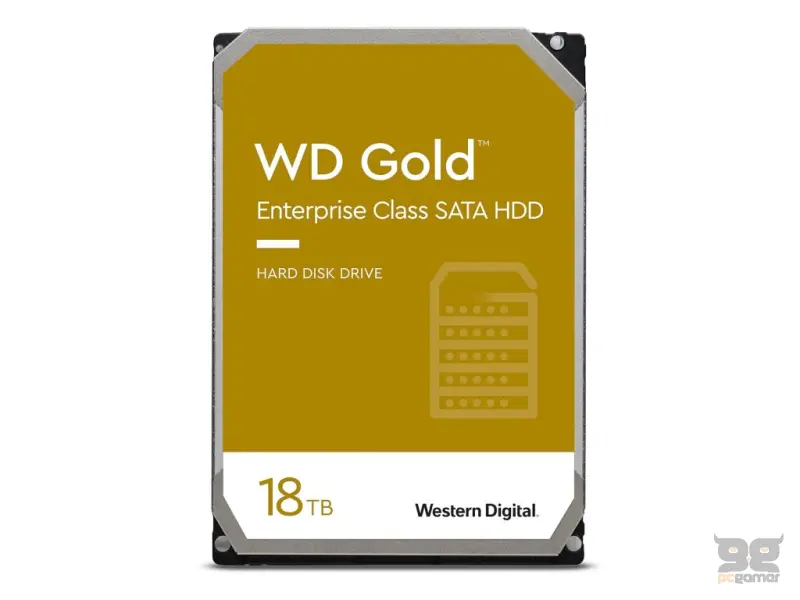 WD GOLD Enterprise HDD 18TB 3.5", 7200 RPM, 512MB Cache, up to 269MB/s transfer rate
