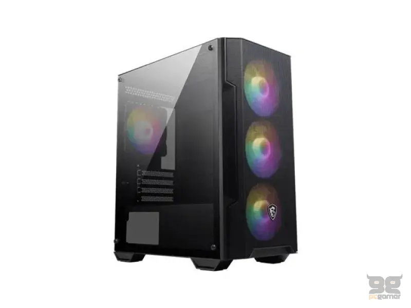 MSI MAG FORGE M100A, Midi tower crno