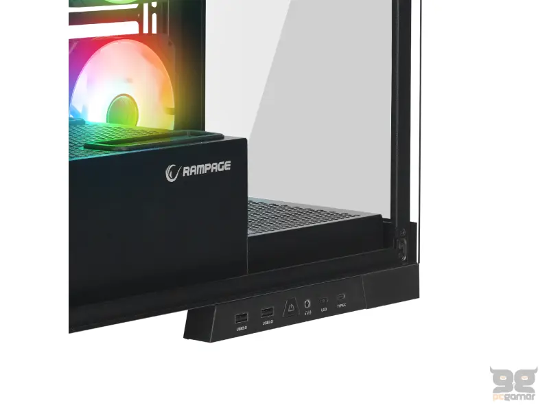 Rampage CASE HYDRA V2 BLACK 4x120 RGB