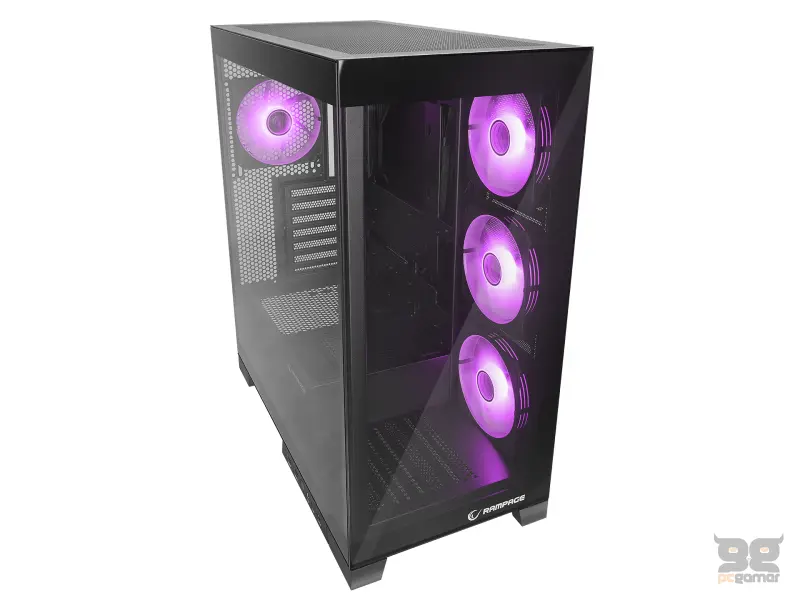 Rampage CASE HYDRA V2 BLACK 4x120 RGB