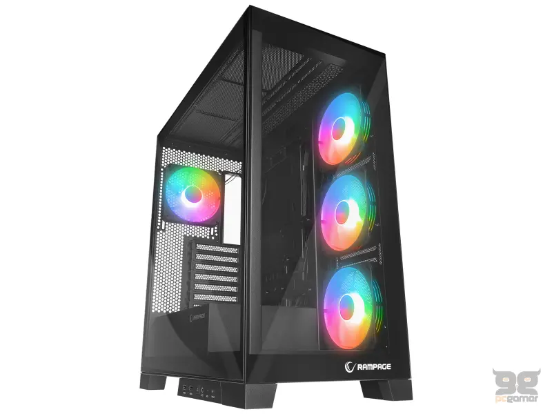 Rampage CASE HYDRA V2 BLACK 4x120 RGB