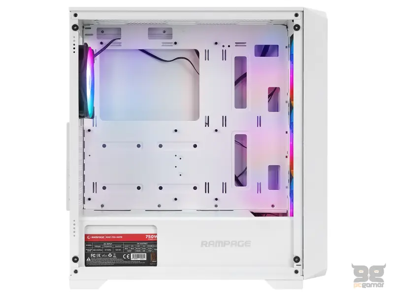 Rampage CASE SPEAR 4x120 RGB, 750W 80+ Bronze