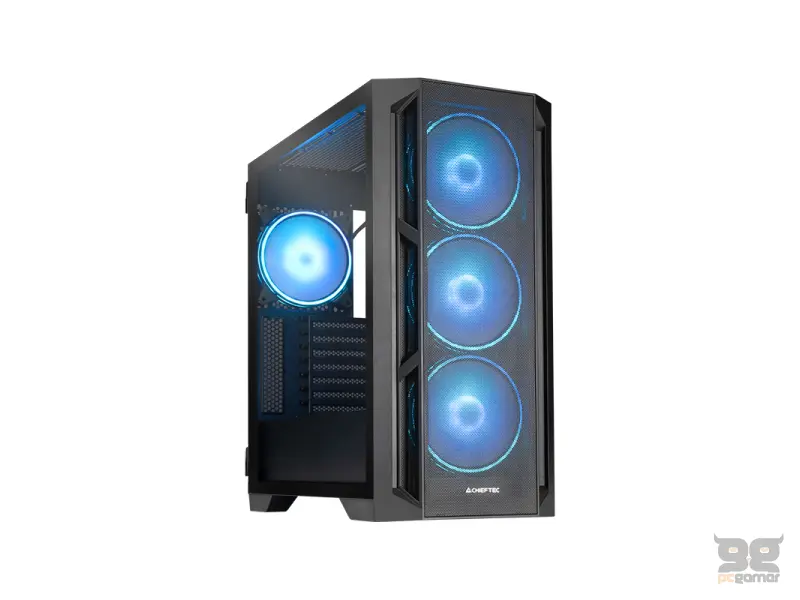 Chieftec CASE APEX LUMO GA-01B-L-OP 4x140