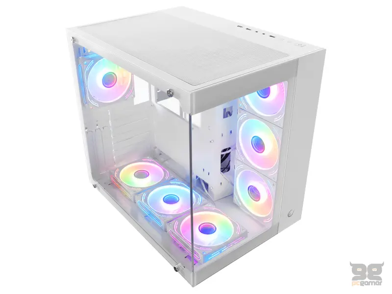 Rampage CASE ICEWAVE PRO White 7x120 ARGB