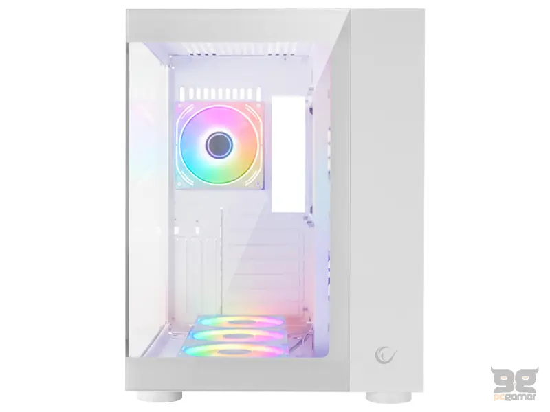 Rampage CASE ICEWAVE PRO White 7x120 ARGB