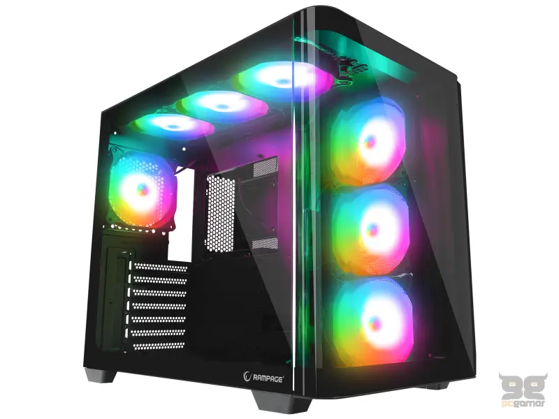 Rampage CASE LOOPY PLUS 7x120 ARGB 950W 80+