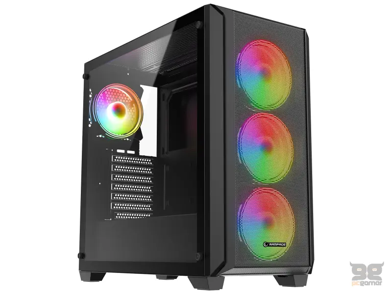 Rampage CASE ELYSIAN MESH 4x120ARGB 850W 80+ Bronze