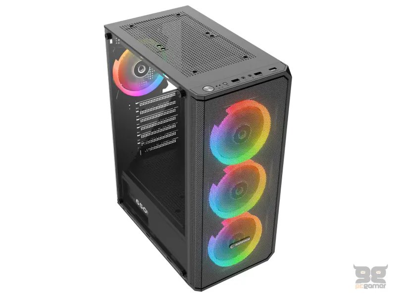 Rampage CASE HELIOS Mesh 4x120mm ARGB 650W 80+ Bronze