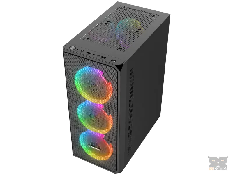 Rampage CASE HELIOS Mesh 4x120mm ARGB 650W 80+ Bronze