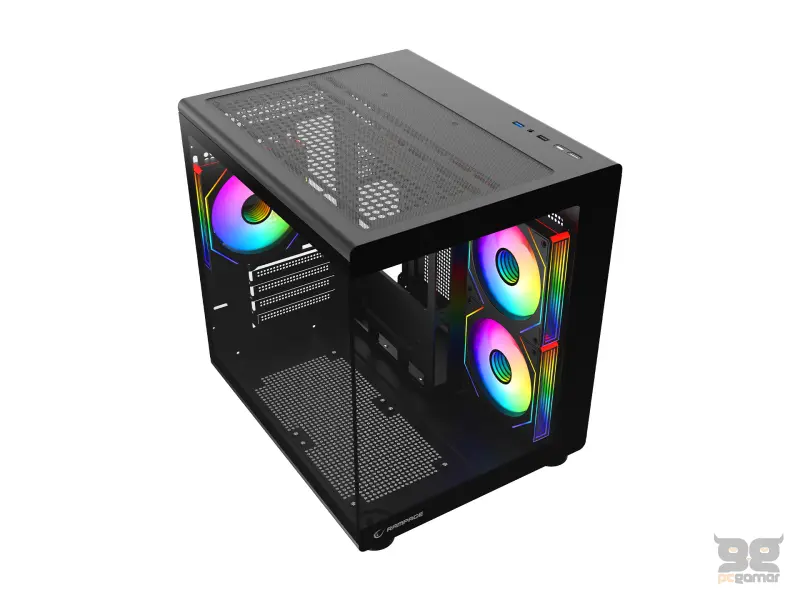 Rampage CASE MINID V1 3x120mm ARGB 750W 80+ Bronze