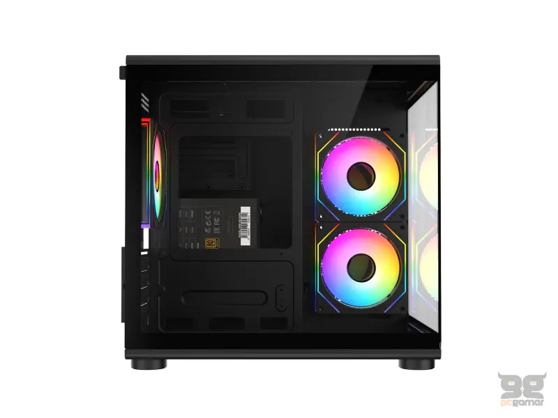 Rampage CASE MINID V1 3x120mm ARGB 750W 80+ Bronze