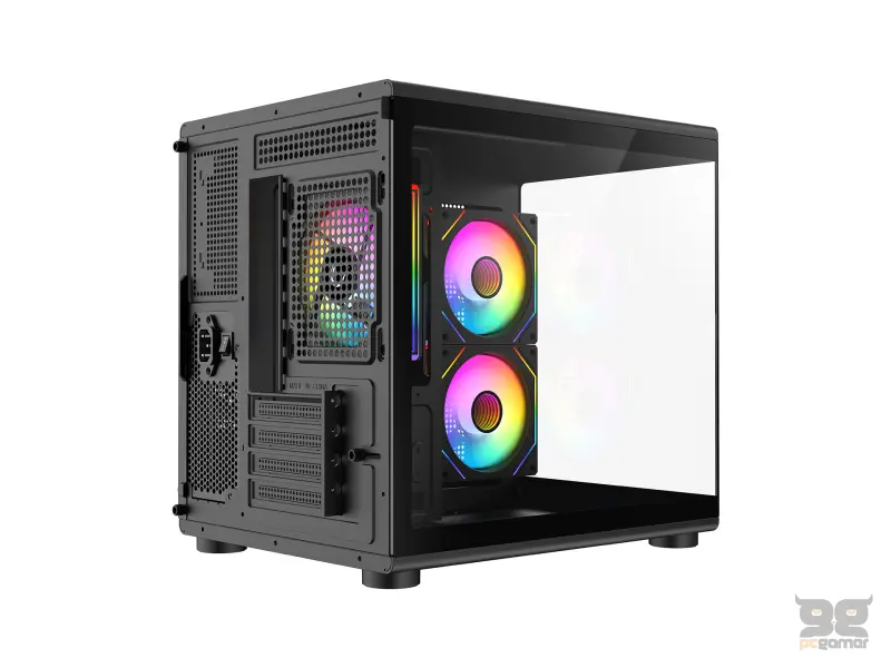 Rampage CASE MINID V1 3x120mm ARGB 750W 80+ Bronze