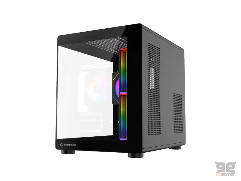 Rampage CASE MINID V1 3x120mm ARGB 750W 80+ Bronze