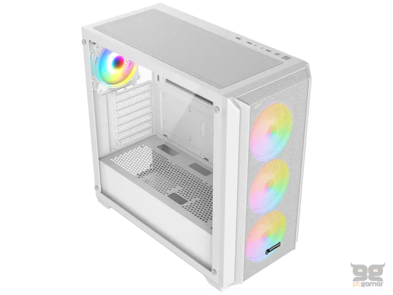 Rampage CASE ELYSIAN MESH 4x120mm ARGB 850W 80+ Bronze White