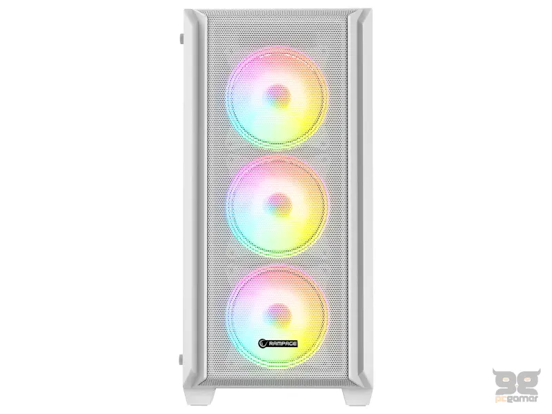 Rampage CASE ELYSIAN MESH 4x120mm ARGB 850W 80+ Bronze White
