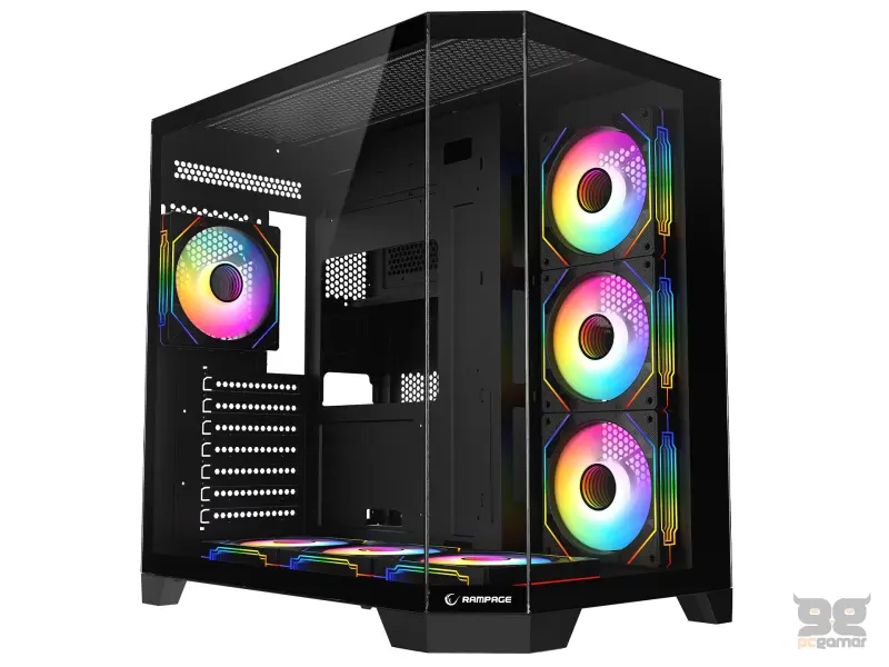 Rampage CASE  MEGA V1 7x120mm ARGB 850W 80+ Bronze