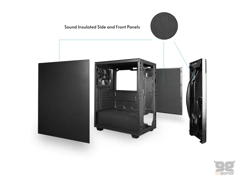 Chieftec CASE Pro Midi Q AS-02B-OP 1x120