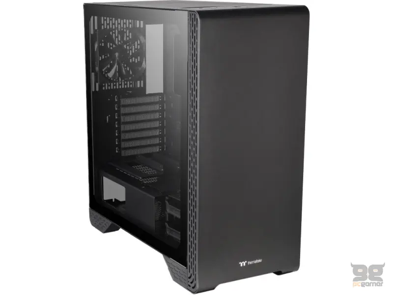 THERMALTAKE S300 Tempered Glass Mid-Tower Chassis, 120mm Standard Fan*1, USB 2.0*2/USB 3.0
