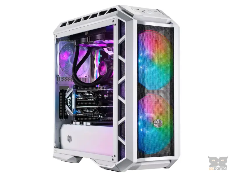 COOLER MASTER MasterCase H500P Mesh ARGB Gaming modularno kućište (MCM-H500P-WGNN-S01) belo 
