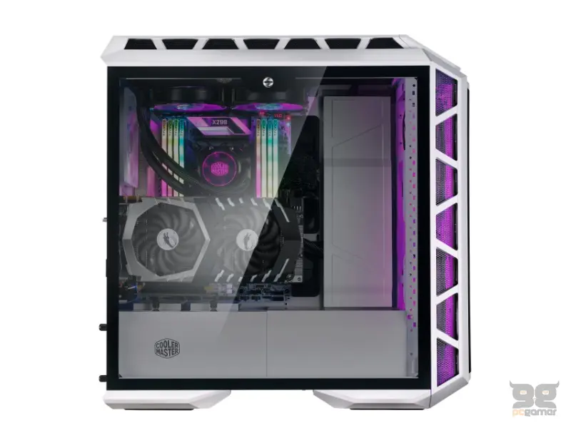 COOLER MASTER MasterCase H500P Mesh ARGB Gaming modularno kućište (MCM-H500P-WGNN-S01) belo 