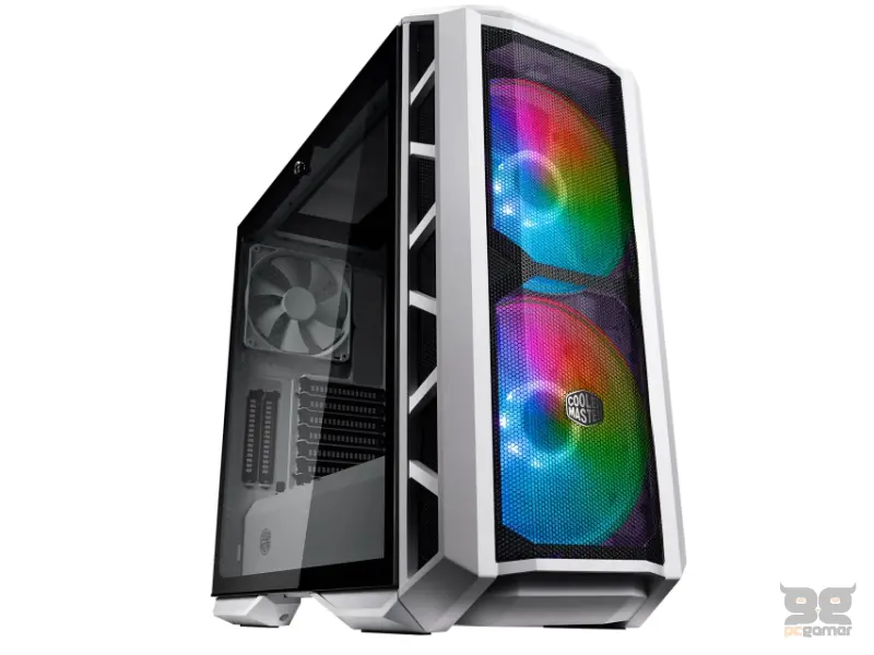 COOLER MASTER MasterCase H500P Mesh ARGB Gaming modularno kućište (MCM-H500P-WGNN-S01) belo 