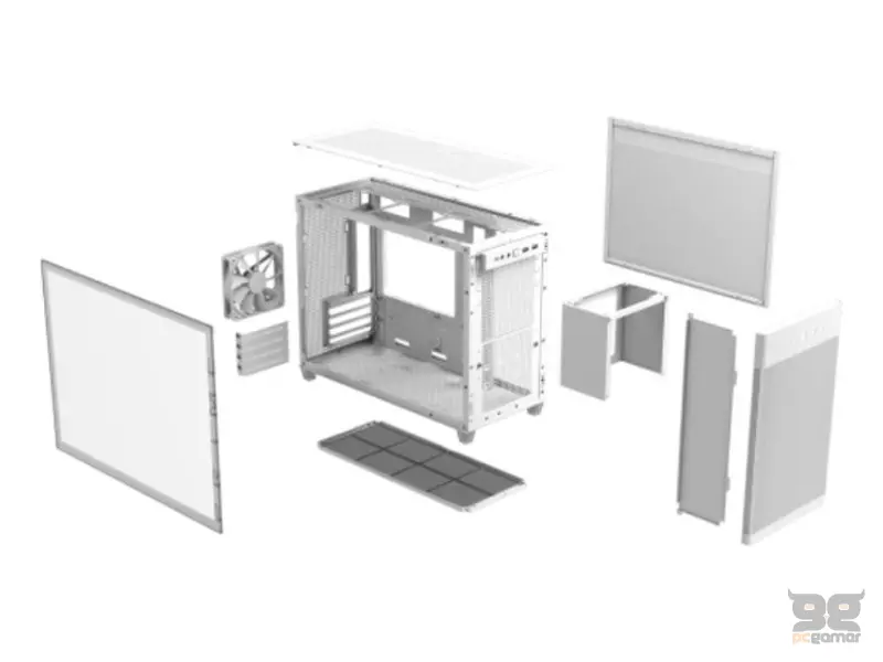 ASUS AP201 Prime TG kućište belo 