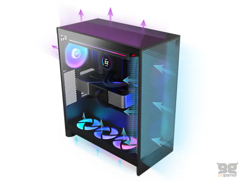 NZXT H7 Flow RGB kućište belo (CM-H72FW-R1) 