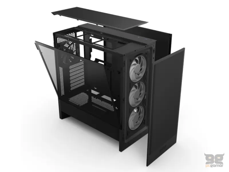 NZXT H5 Flow RGB Gaming kućište crno (CC-H52FB-R1) 