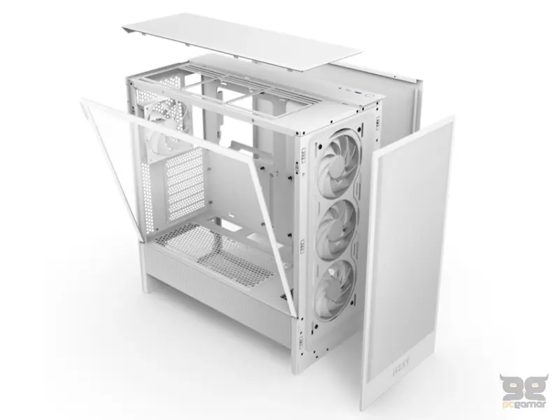 NZXT H5 Flow RGB Gaming kućište belo (CC-H52FW-R1) 