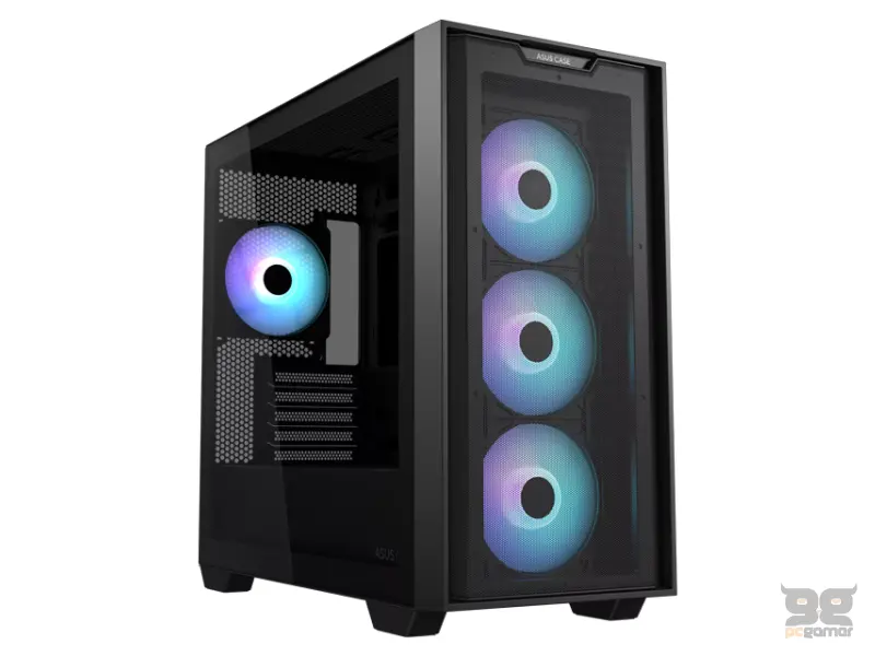 ASUS A21 PLUS TG ARGB micro-ATX kućište crno 