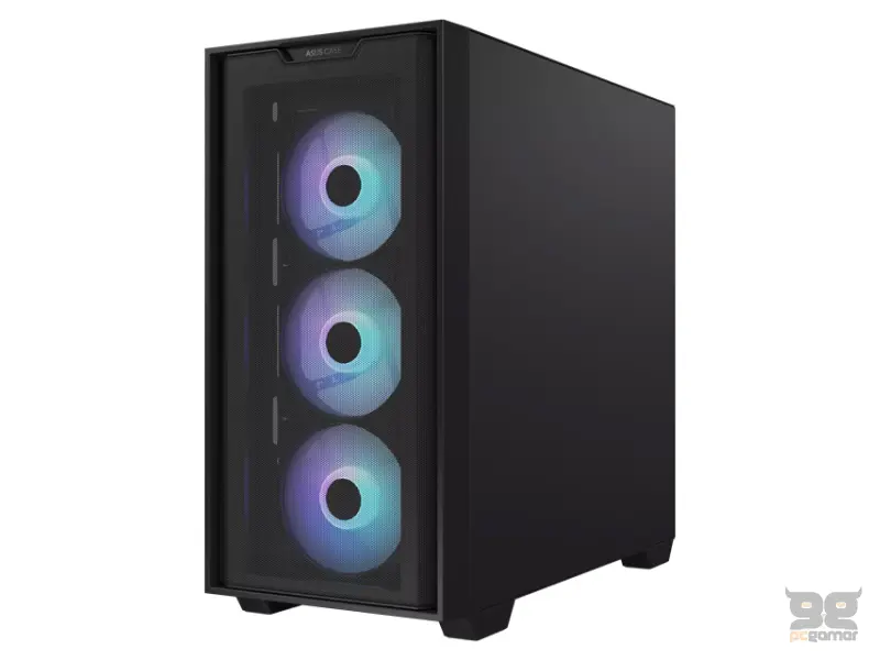 ASUS A21 PLUS TG ARGB micro-ATX kućište crno 