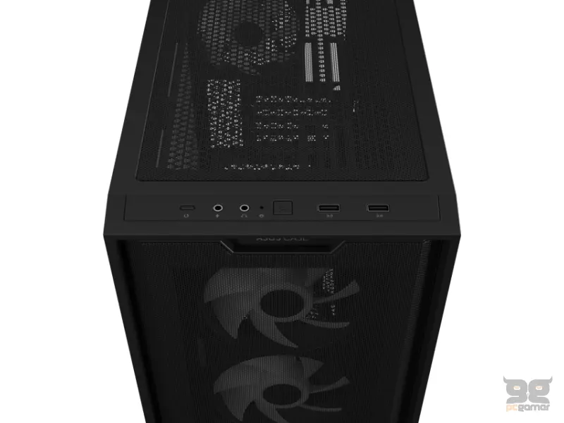 ASUS A21 PLUS TG ARGB micro-ATX kućište crno 