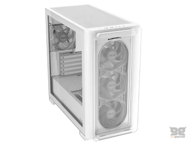 ASUS A23 PLUS TG ARGB micro-ATX kućište belo 