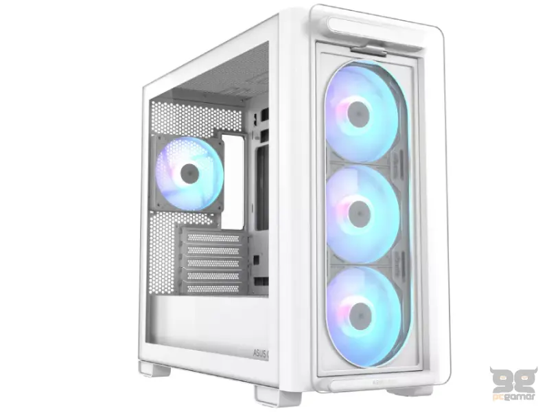 ASUS A23 PLUS TG ARGB micro-ATX kućište belo 