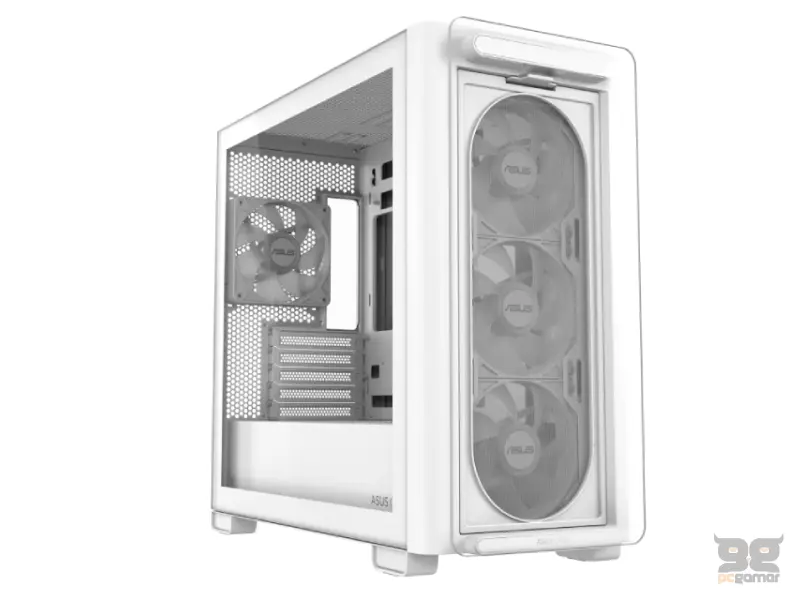 ASUS A23 PLUS TG ARGB micro-ATX kućište belo 