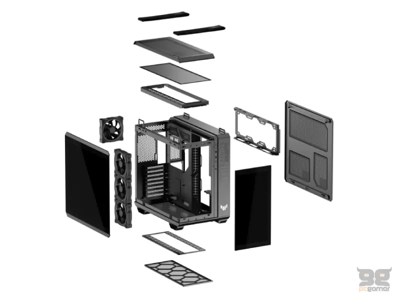 ASUS GT502 HORIZON TG ARGB BLACK TUF Gaming kućište crno 