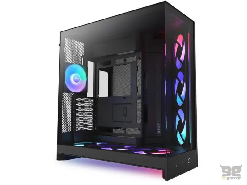 NZXT H9 Flow RGB+ Gaming kućište crno (CM-H92FB-P1) 