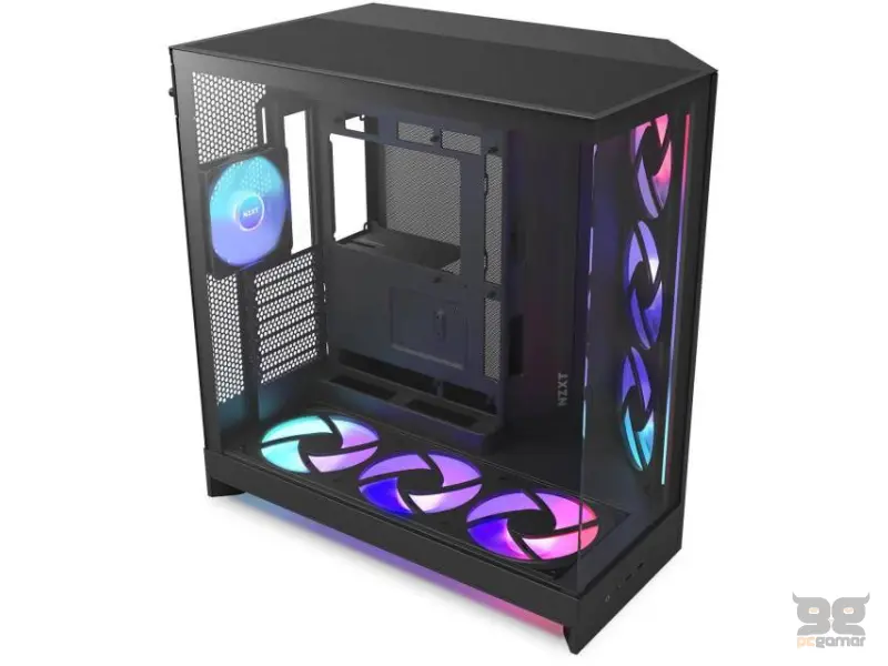 NZXT H9 Flow RGB+ Gaming kućište crno (CM-H92FB-P1) 