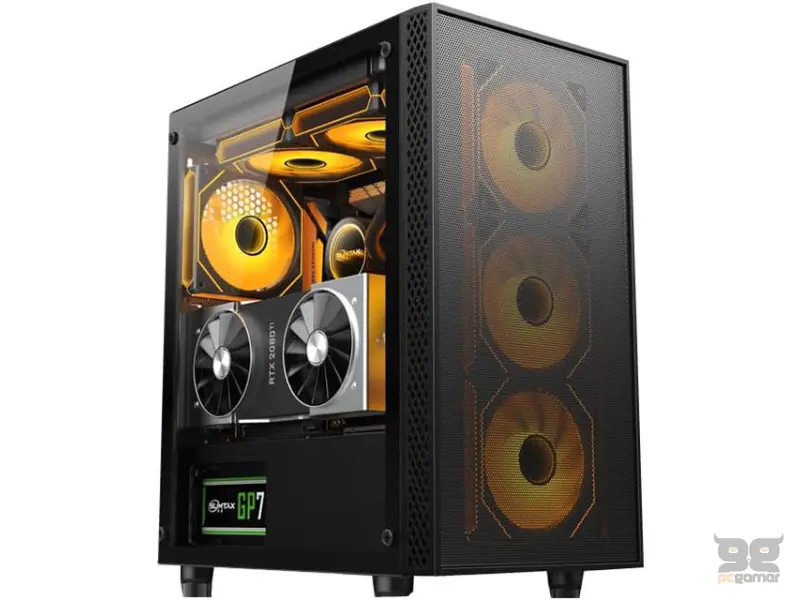 EVESKY Ruix Vesta Gaming Kućište crno 