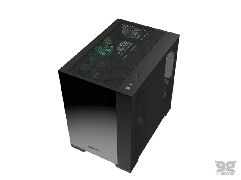 RAIDMAX Kućište INFINITA i610 CHROME crno 