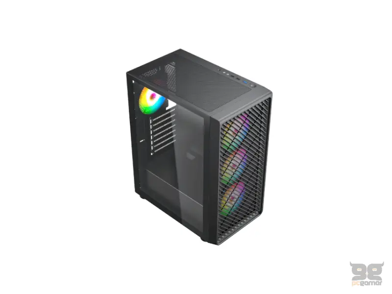 RAIDMAX Kućište Vector Series V211 BLACK RX-650XT(B) Gaming crno 