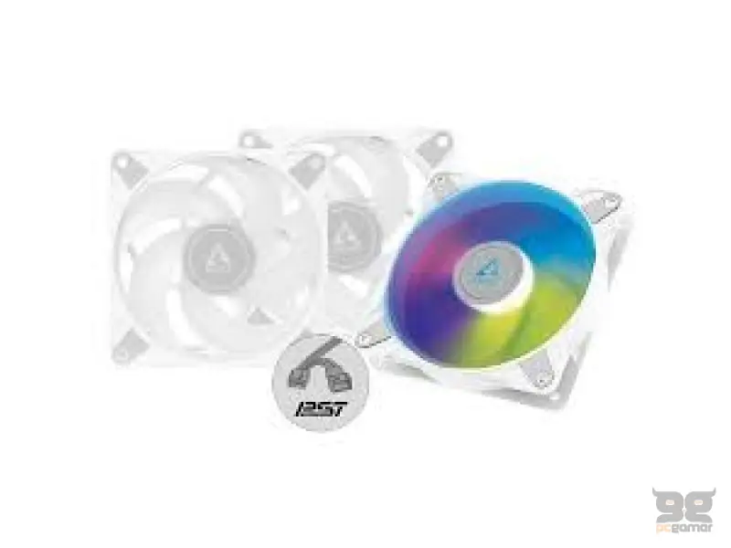 Arctic P12 PWM PST ARGB White - 3 pack