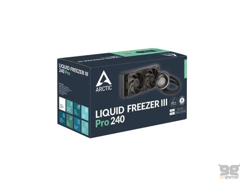 Vodeno hlađenje za procesor Arctic Liquid Freezer III Pro 240 (black)