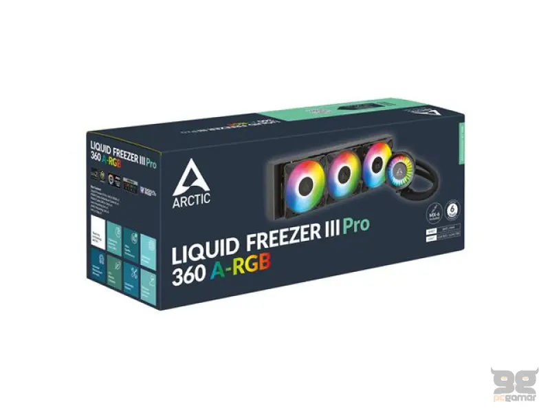 Vodeno hlađenje za procesor Arctic Liquid Freezer III Pro 360 A-RGB(B)