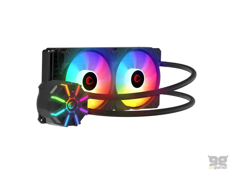 Rampage CPU Cooler HELIOS C2 240 RGB (1700, 1200, AM5, AM4)