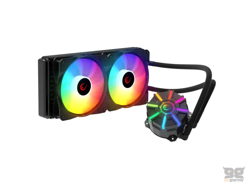 Rampage CPU Cooler HELIOS C2 240 RGB (1700, 1200, AM5, AM4)