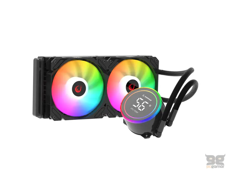 Rampage CPU Cooler HELIOS C15 ARGB 240 (1700, 1200, AM5, AM4)