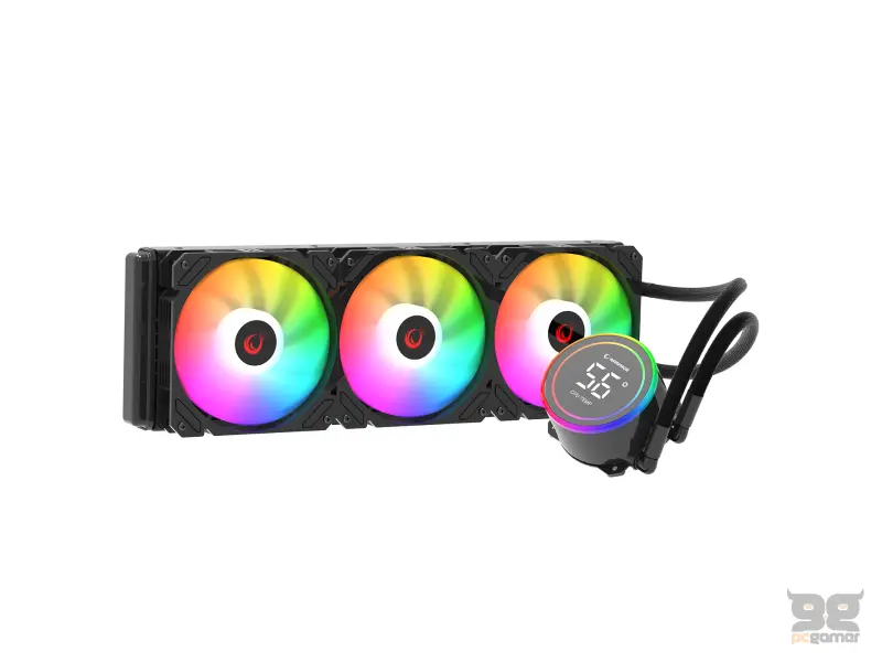 Rampage CPU Cooler HELIOS C17 Display 360 ARGB (1700, AM5)