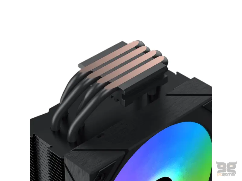 Xigmatek CPU Cooler EN45882 AK4 Digital Display (1851, AM5) Black